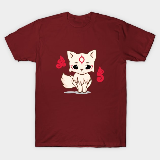 Chibi Amaterasu T-Shirt by LoShimizu